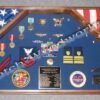 2 Flag Military Shadow Box (Large) - Image 6