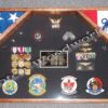 2 Flag Military Shadow Box (Large) - Image 7